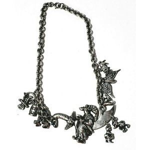 1940 Korda Thief of Bagdad Charm Choker Necklace #8598